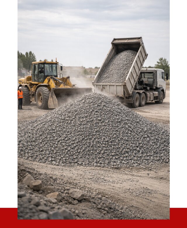 Купить щебень с доставкой в Азнакаеве от 2566 руб. | ПРОНЕРУДЗнк