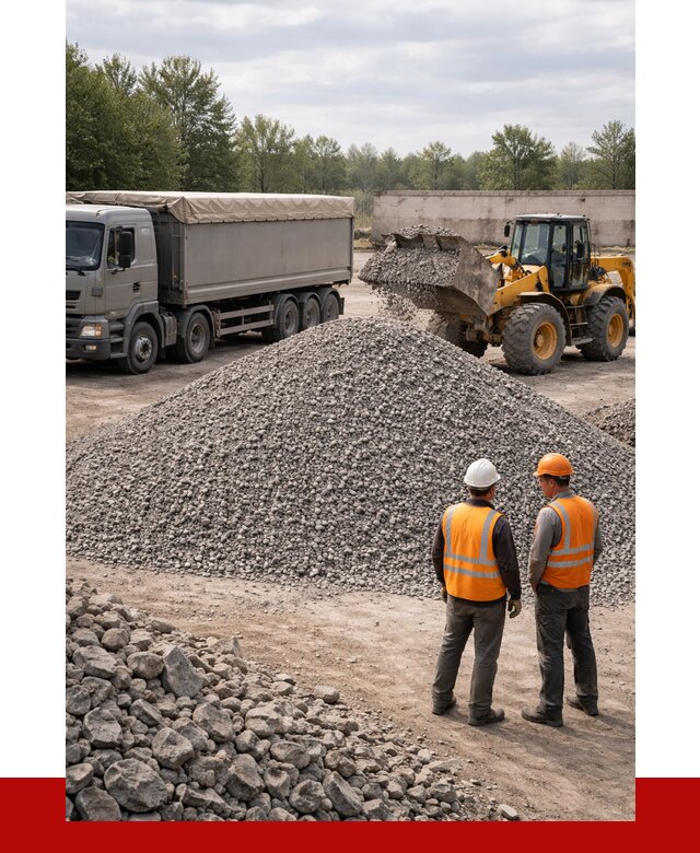 Гранитный щебень фракция 5-20 в Азнакаеве от 4310 руб | ПРОНЕРУДЗнк