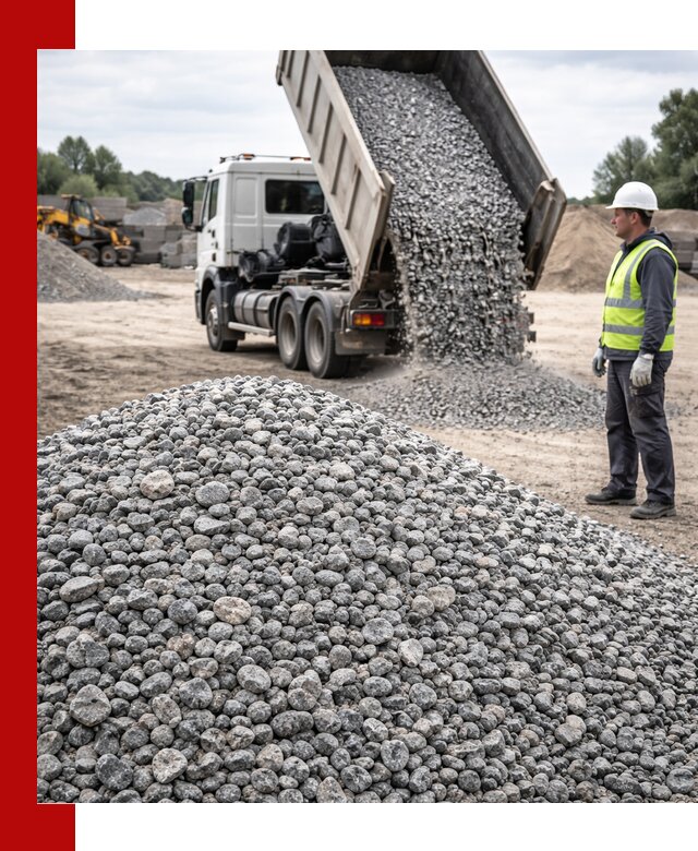 Доставка и продажа гранитного щебня фракции 5-20 в Азнакаеве