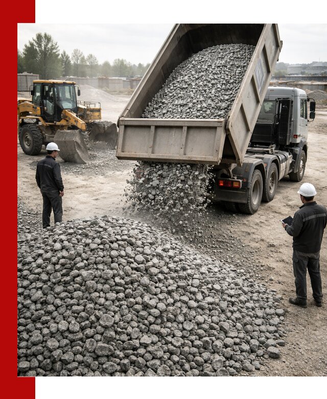 Доставка гранитного щебня фракции 20-40 в Азнакаеве