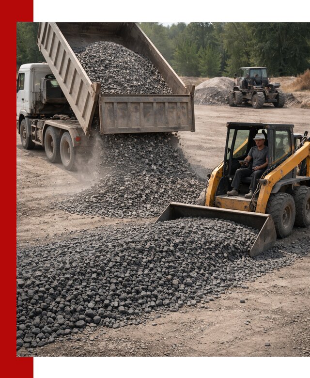 Гранитный щебень фракция 40-70 с доставкой в Азнакаеве