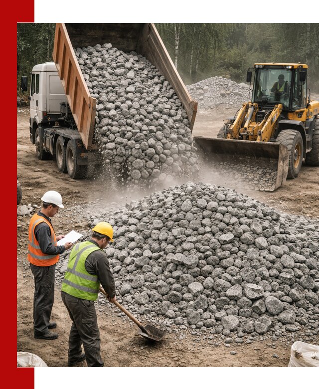 Гранитный щебень фракция 70-150 доставка в Азнакаеве