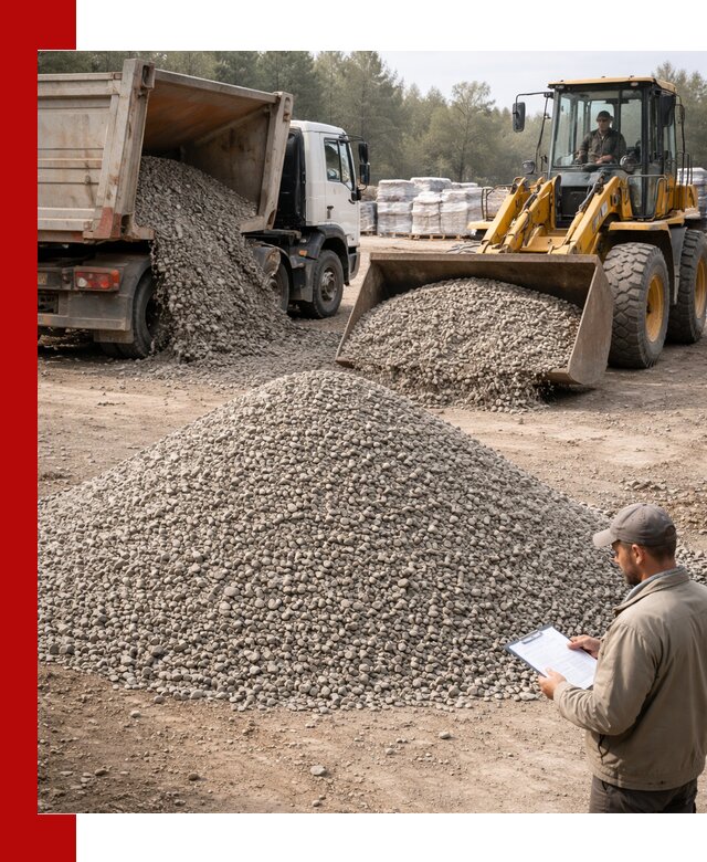 Гравийный щебень фракция 5–10 с доставкой в Азнакаеве