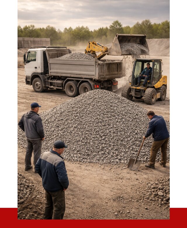 Гравийный щебень фракция 5-20 в Азнакаеве от 2463 р. ПРОНЕРУДЗнк