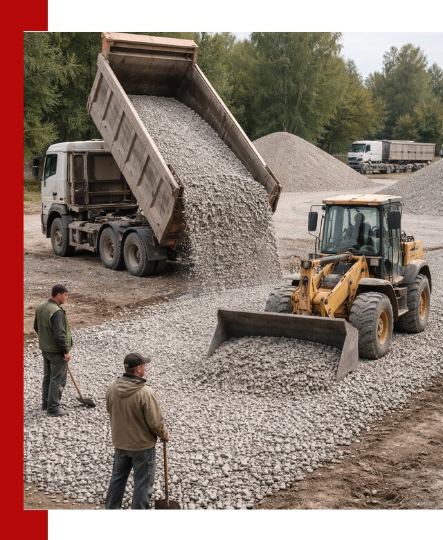 Купить гравийный щебень фракция 20-40 в Азнакаеве с доставкой