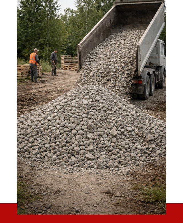 гравийный щебень фракция 70-120 в Азнакаеве от 2514 р. ПРОНЕРУДЗнк