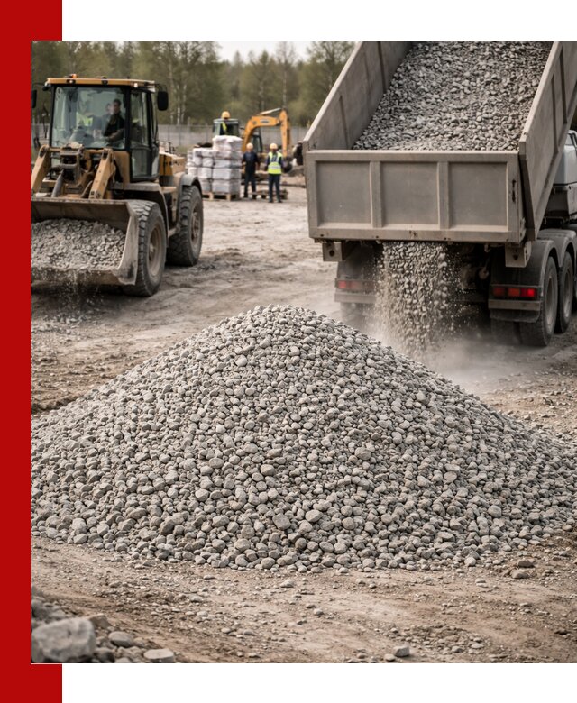 Вторичный щебень фракции 5-20 в Азнакаеве — доставка и продажа крупнотоннажно