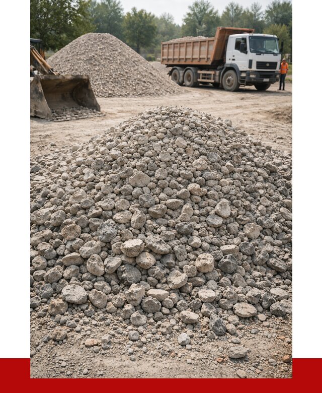 Вторичный щебень фракция 20-40 в Азнакаеве от 2258 р ПРОНЕРУДЗнк