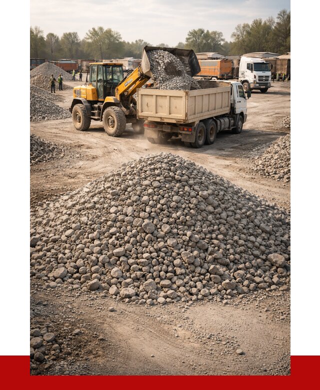 Вторичный щебень фракция 40-70 в Азнакаеве от 1786 р, ПРОНЕРУДЗнк