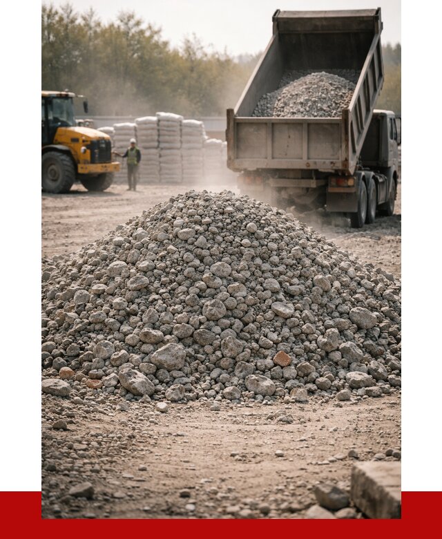 Вторичный щебень фракция 70-150 в Азнакаеве от 1437 р. | ПРОНЕРУДЗнк