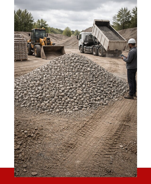 Купить бетонный щебень в Азнакаеве, от 3284 р. ПРОНЕРУДЗнк