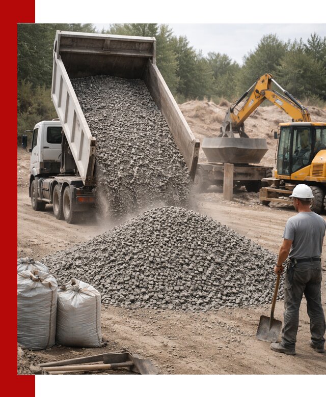 Доставка и продажа бетонного щебня в Азнакаеве