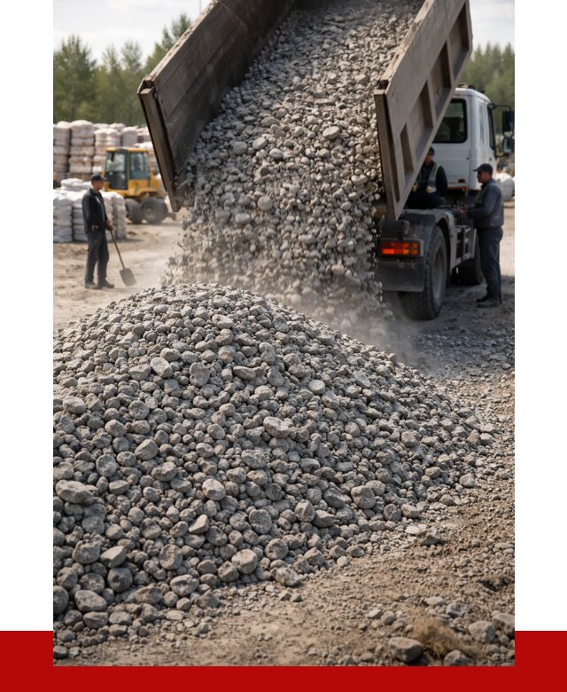 Бетонный щебень фракция 40-70 в Азнакаеве от 1847 р. ПРОНЕРУДЗнк