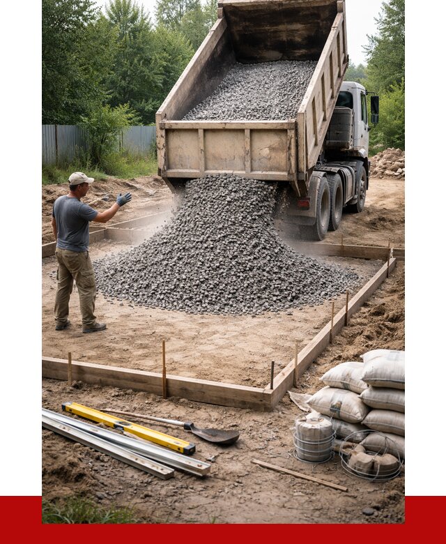 Купить щебень для фундамента в Азнакаеве от 4618 р. | ПРОНЕРУДЗнк