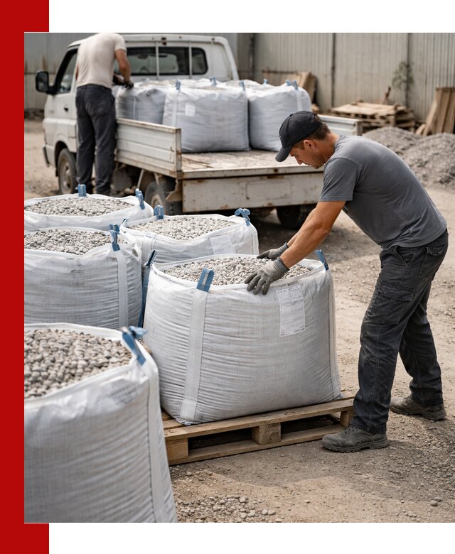 Доставка щебня в мешках по выгодным ценам в Азнакаеве