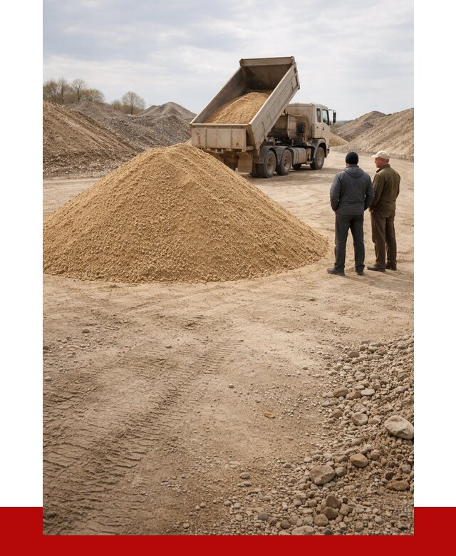 Карьерный песок крупнозернистый в Азнакаеве от 8723 р | ПРОНЕРУДЗнк