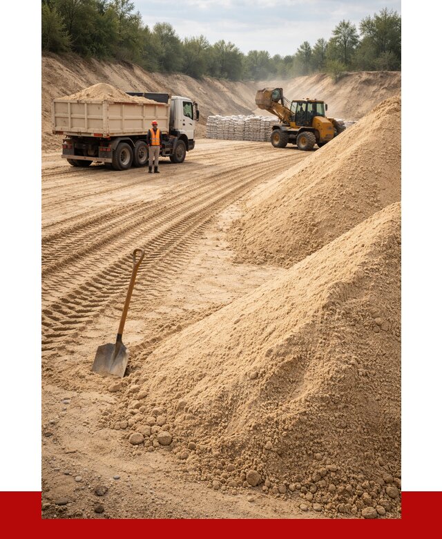 Карьерный песок мелкозернистый в Азнакаеве от 9236 р. | ПРОНЕРУДЗнк