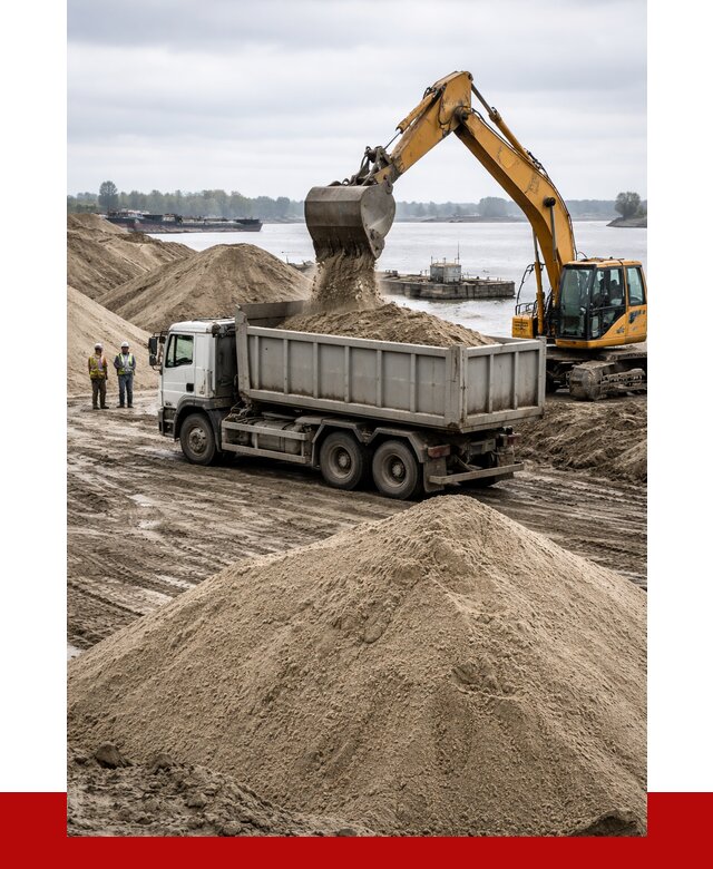 Купить речной песок навалом в Азнакаеве от 1847 р., ПРОНЕРУДЗнк
