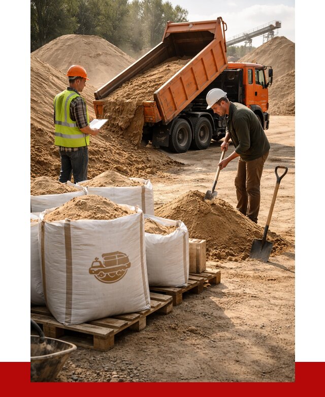 Строительный песок в Азнакаеве от 2258 р. с доставкой, ПРОНЕРУДЗнк