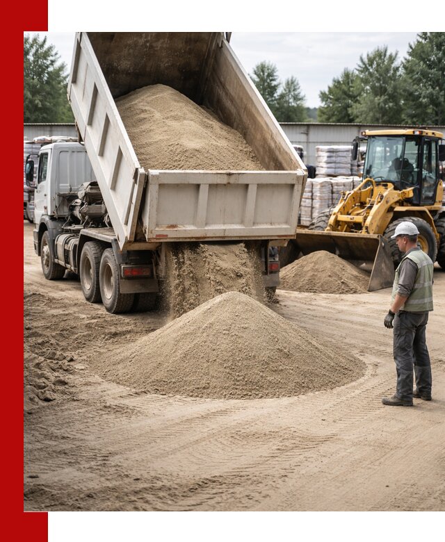 Поставка и доставка песка для бетона в Азнакаеве