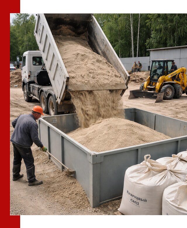 Кварцевый песок для фильтра в Азнакаеве — доставка и качество