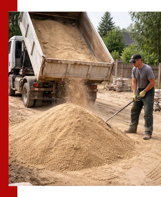 Доставка сухого песка самосвалами в Азнакаеве