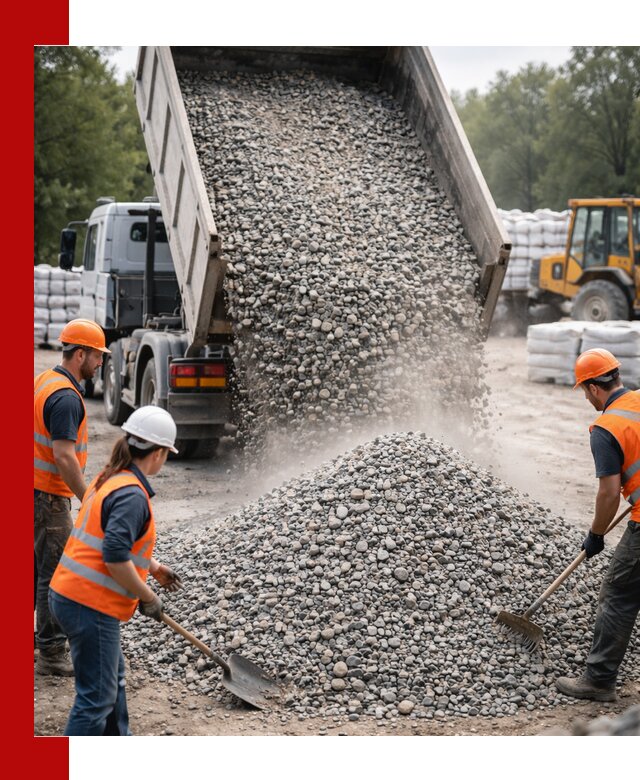 Доставка гравия и камня в Азнакаеве оптом и в розницу