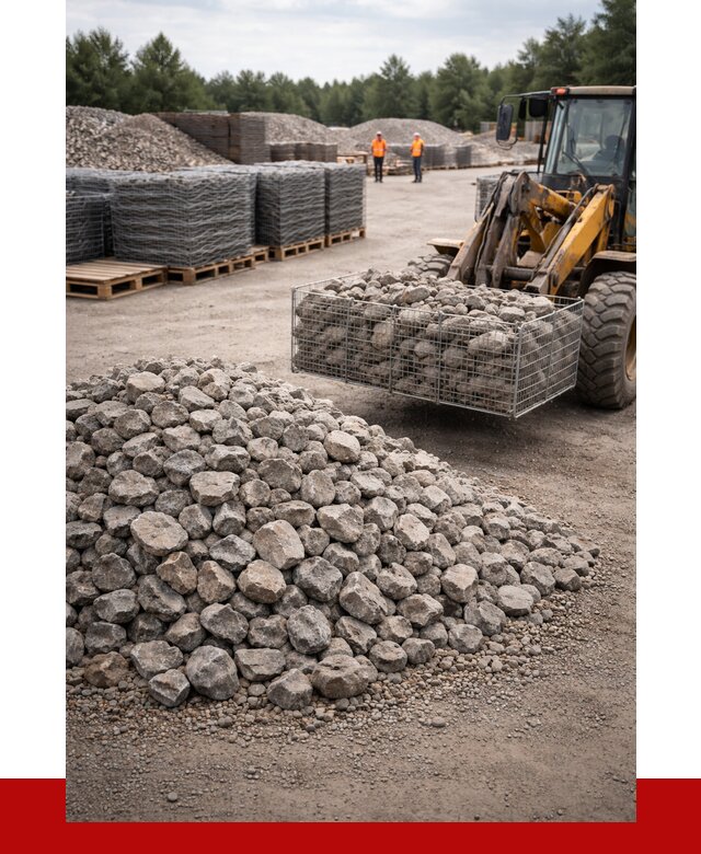 Камень для габионов фракция 70-150 в Азнакаеве от 4310 р. | ПРОНЕРУДЗнк