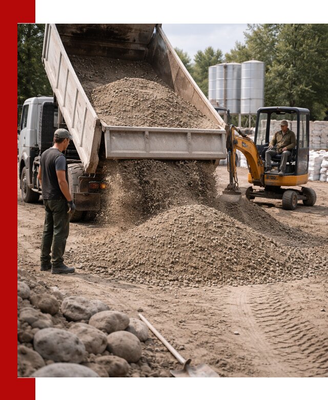 Доставка ПГС С3 в Азнакаеве самосвалами и миксерами