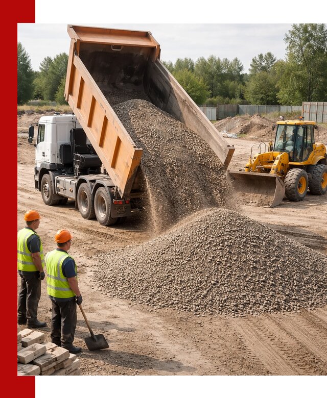 Доставка щебёночно-песчаной смеси ЩПС С7 в Азнакаеве