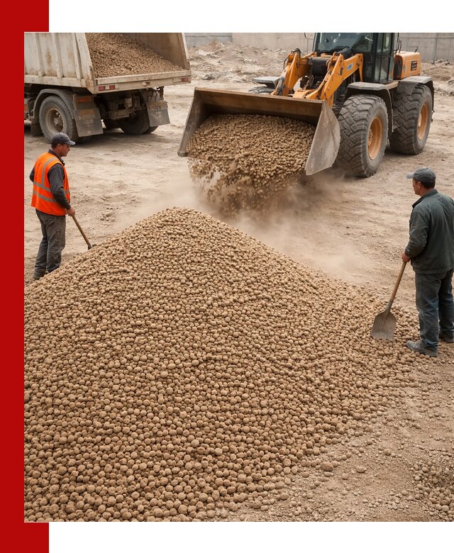 Керамзит фракция 10-20 с доставкой в Азнакаеве