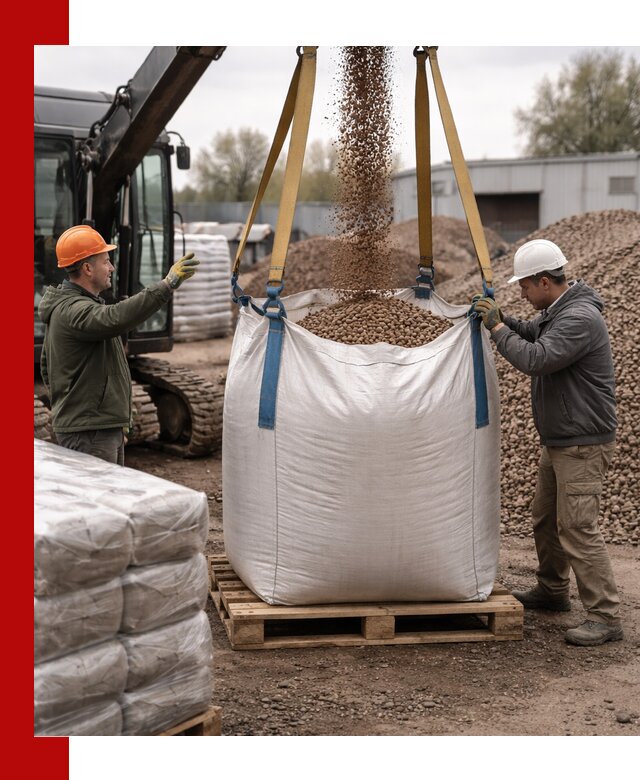 Керамзит в биг-бегах с доставкой в Азнакаеве
