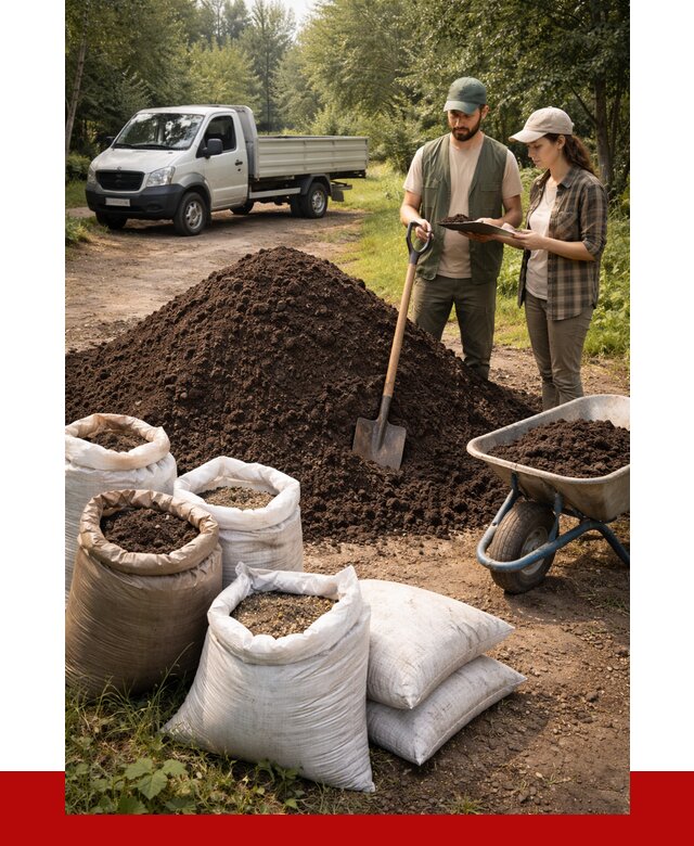 Купить грунт с доставкой в Азнакаеве от 4618 р. за м3 | ПРОНЕРУДЗнк