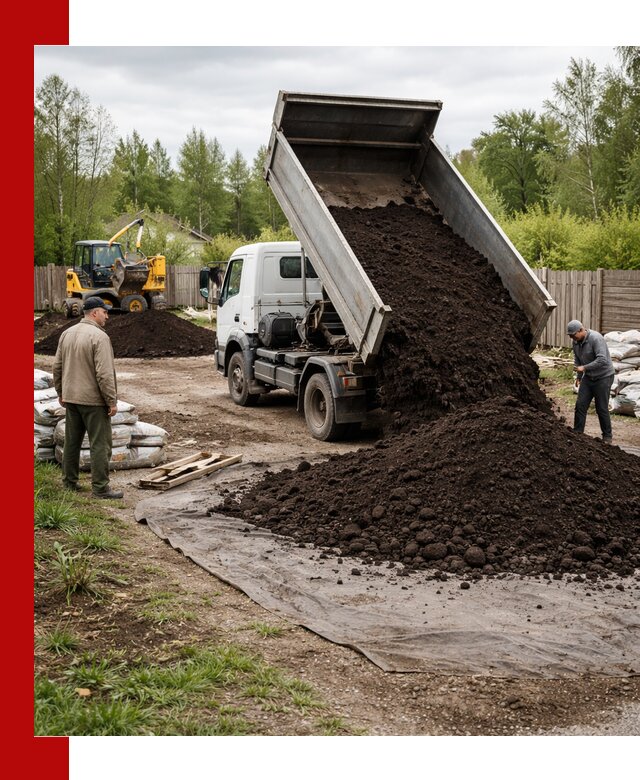 Доставка качественного почвогрунта в Азнакаеве оптом и в розницу