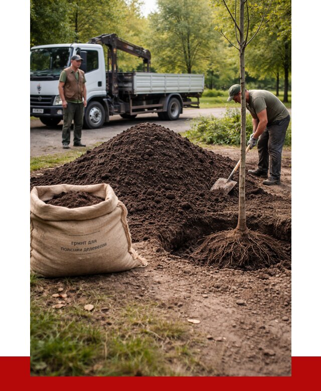Грунт для посадки деревьев в Азнакаеве от 1231 р. | ПРОНЕРУДЗнк
