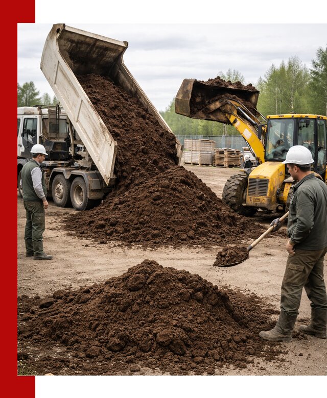 Доставка торфа оптом и в мешках в Азнакаеве
