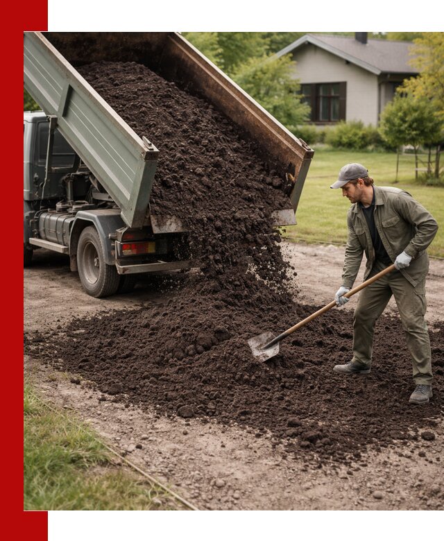 Чернозем для газона с доставкой в Азнакаеве быстро и качественно