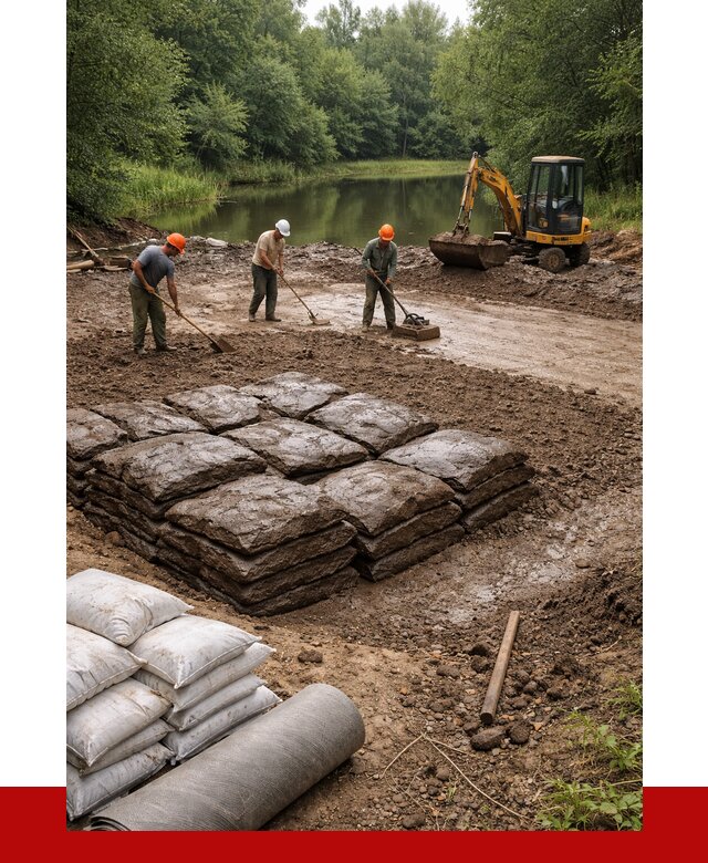 Купить глину для пруда в Азнакаеве от 4618 р. с доставкой | ПРОНЕРУДЗнк