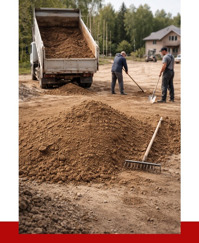 Суглинок для планировки в Азнакаеве с доставкой от 4310 р. | ПРОНЕРУДЗнк