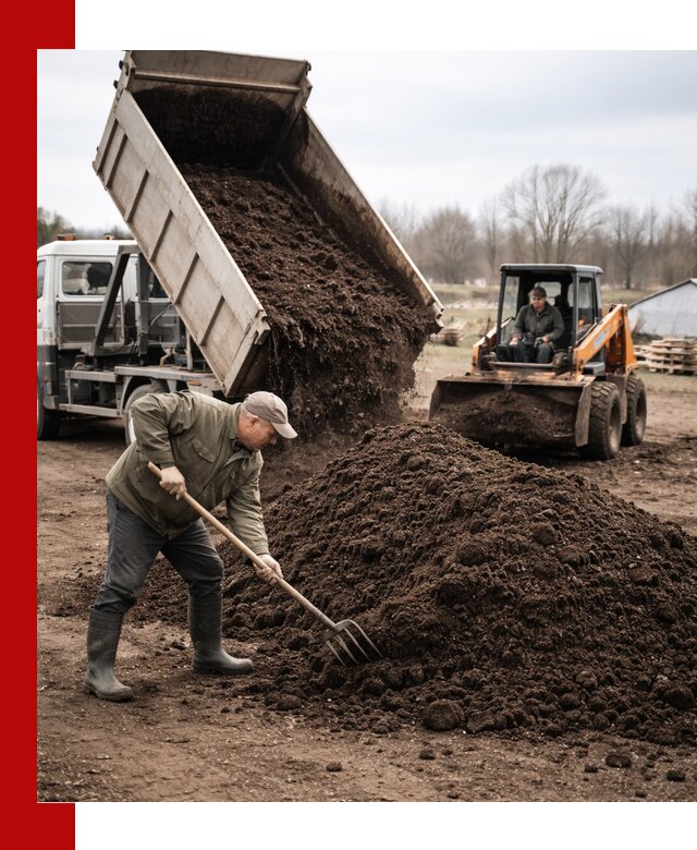 Доставка и продажа перегноя в Азнакаеве быстро и дешево