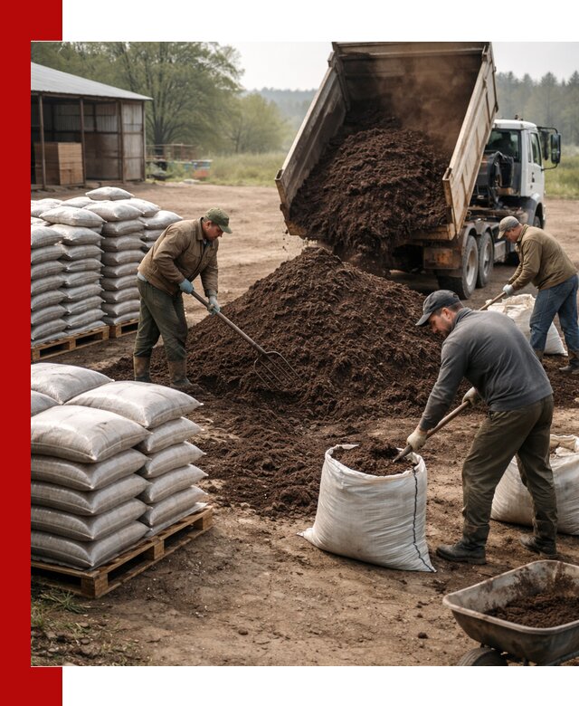 Доставка компоста оптом и в розницу в Азнакаеве