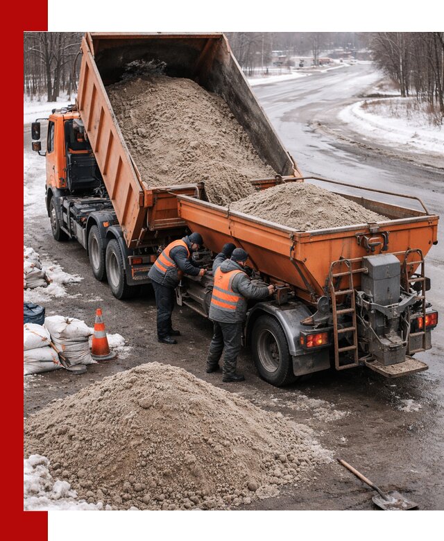 Поставка и вывоз пескосоля в Азнакаеве оптом и в розницу