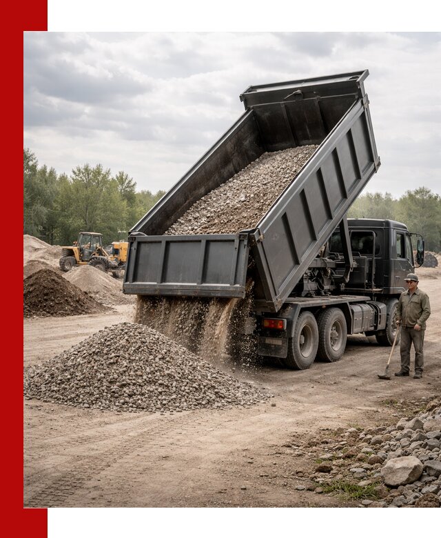 Доставка самосвалом 30 м3 по выгодным ценам в Азнакаеве