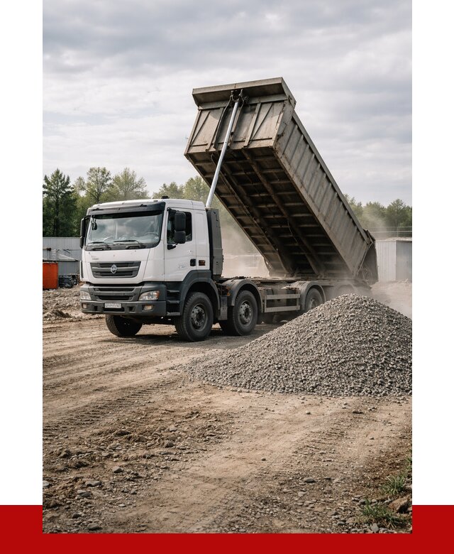 Доставка самосвалом 40 кубов в Азнакаеве от 9236 р. | ПРОНЕРУДЗнк