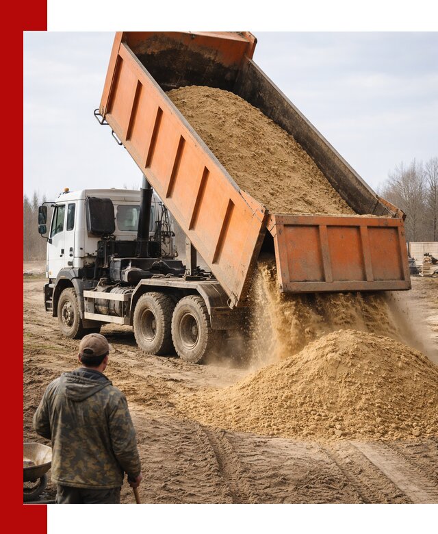 Аренда самосвала 20 тонн для перевозки грузов в Азнакаеве