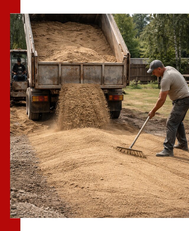 Отсыпка участка песком в Азнакаеве быстро и качественно