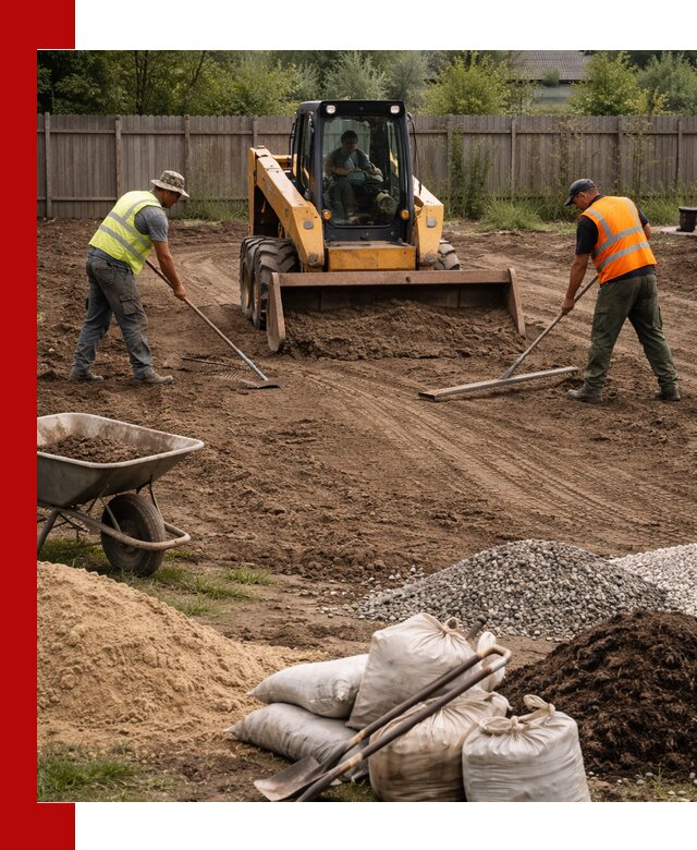 Выравнивание участка под строительство и благоустройство в Азнакаеве