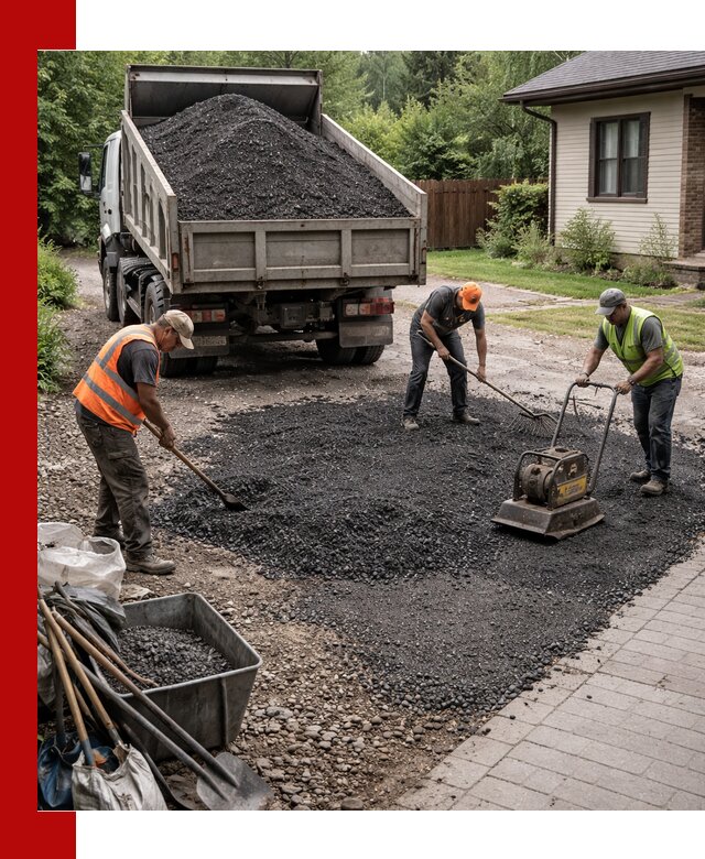 Асфальтовая крошка для двора с доставкой в Азнакаеве